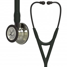 Стетоскоп Littmann Cardiology IV, черная трубка, акустическая головка цвета шампань, дымчатое оголовье, 69 см, 6179