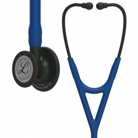 Littmann Cardiology IV Stethoscope 6168 Black-Finish Chestpiece Navy Blue Tube