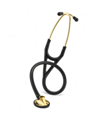 Стетоскоп Littmann Master Cardiology, черная трубка, акустическая головка и оголовье цвета латунь, 69 см, 2175